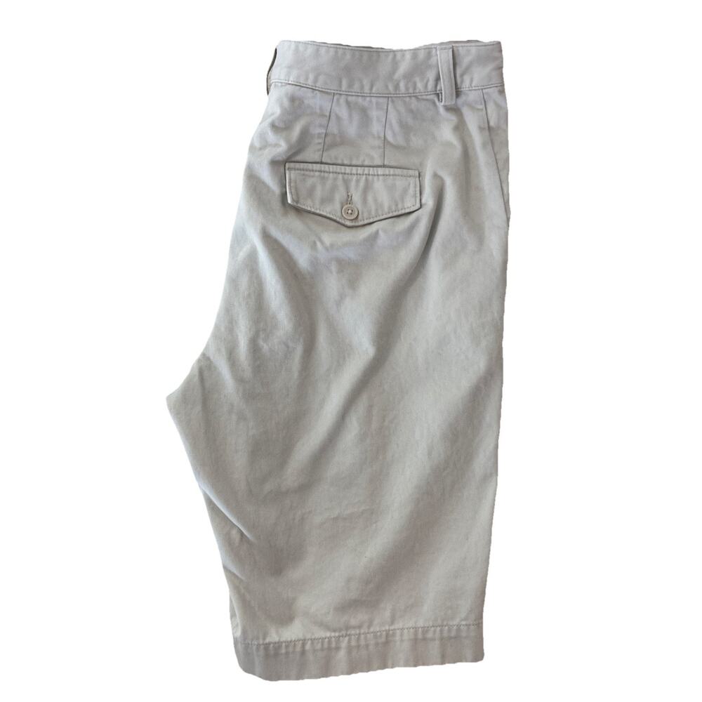 Eddie Bauer Mercer Fit Stone Beige Cotton Bermuda Shorts Size 10‎ - Picture 6 of 6